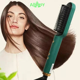Professional Electric Hair Straightener Brush Heated Comb